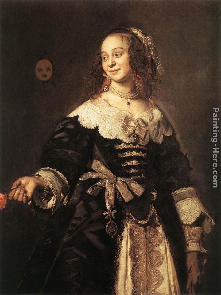 Isabella Coymans painting - Frans Hals Isabella Coymans art painting